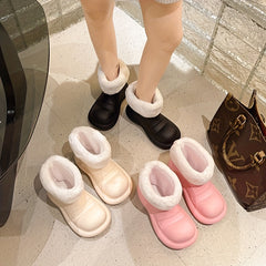 Women's Waterproof Snow Boots Non Slip Thickened Warm Shoes