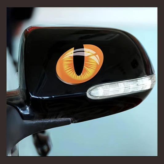 3D Reflective Cat Eye Car Sticker Motorcycle Notebook Door Window Sticker