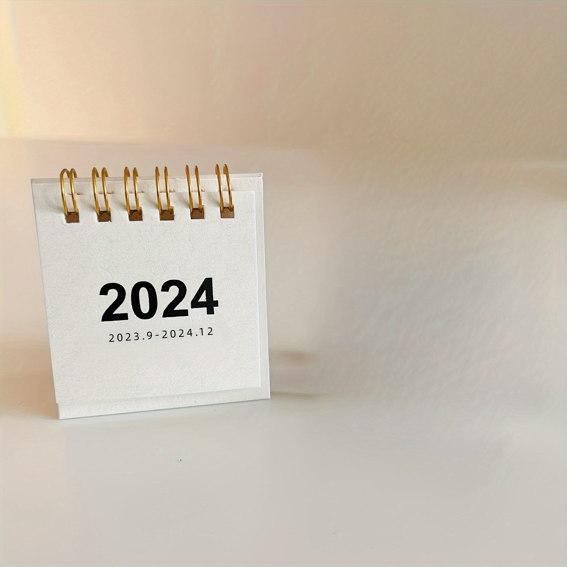 Small Desk Calendar July to December for Office Home School