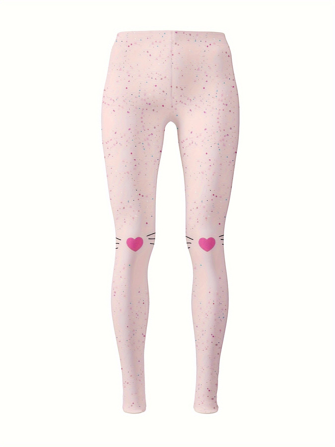 Sweet Girls Kitty Print Leggings Thick Leggings Fall Winter Gift