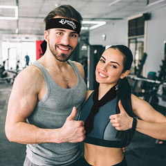 Adjustable Tennis Headband for Activewear Unisex Polyester & Spandex Blend