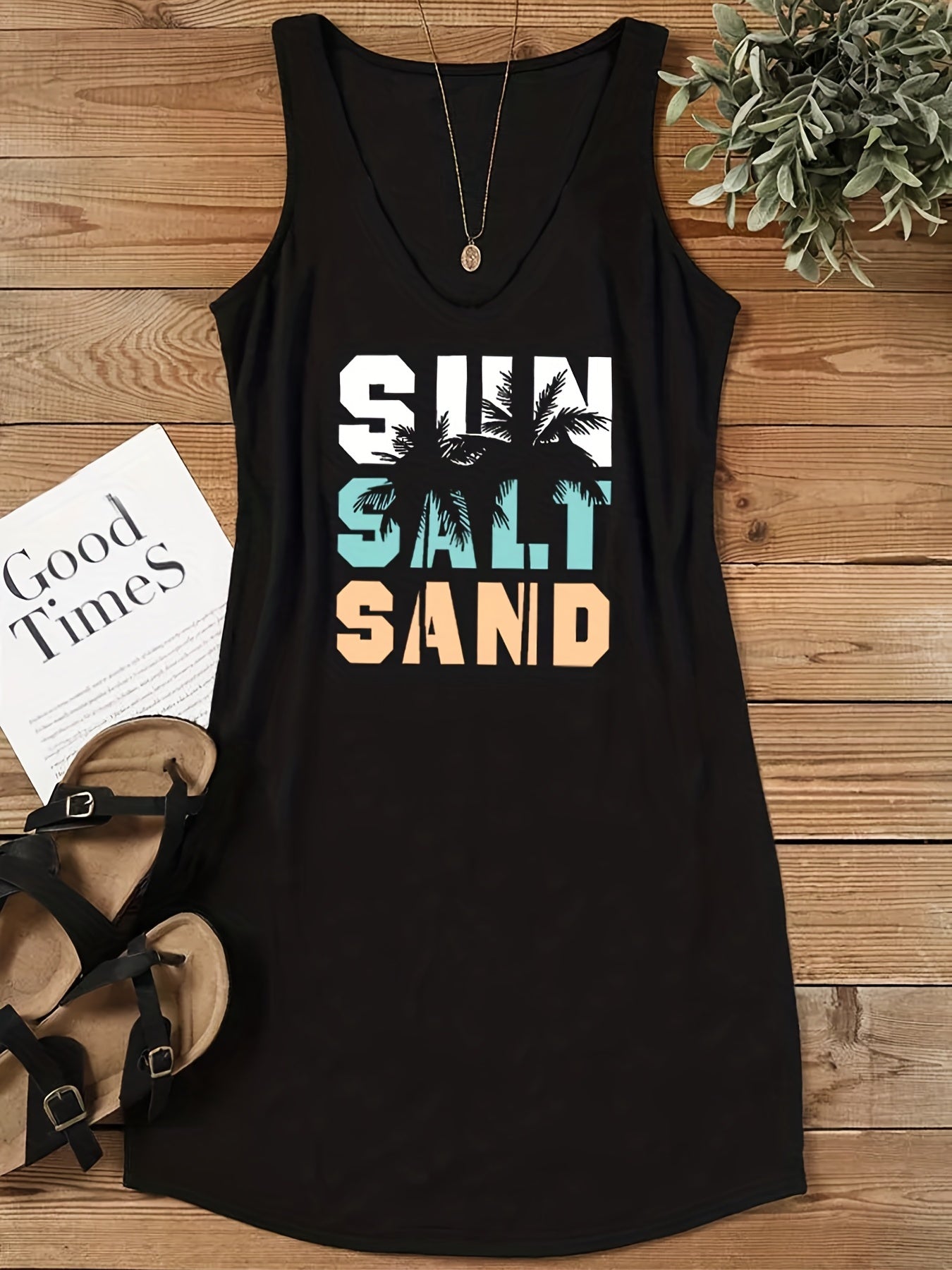 Sleeveless Tank Dress for Spring & Summer Women's Clothing