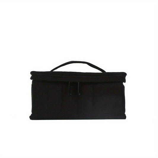 Essential Oil Organizer Case Holds 17 Bottles Double Zipper Portable Handle