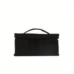 Essential Oil Organizer Case Holds 17 Bottles Double Zipper Portable Handle