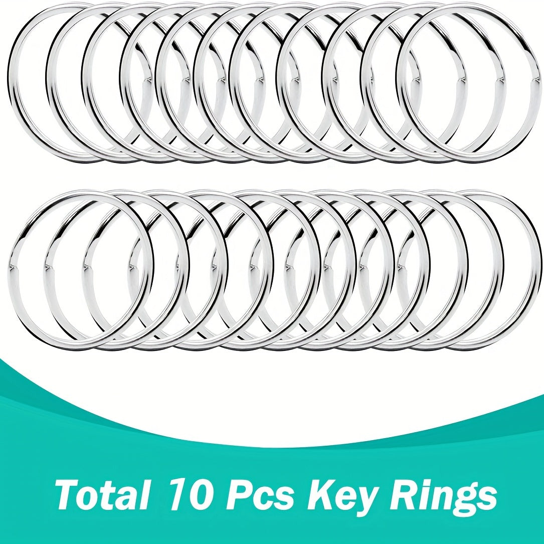 20Pcs Metal Swivel Snap Hook Key Rings for Keychain Making Crafts