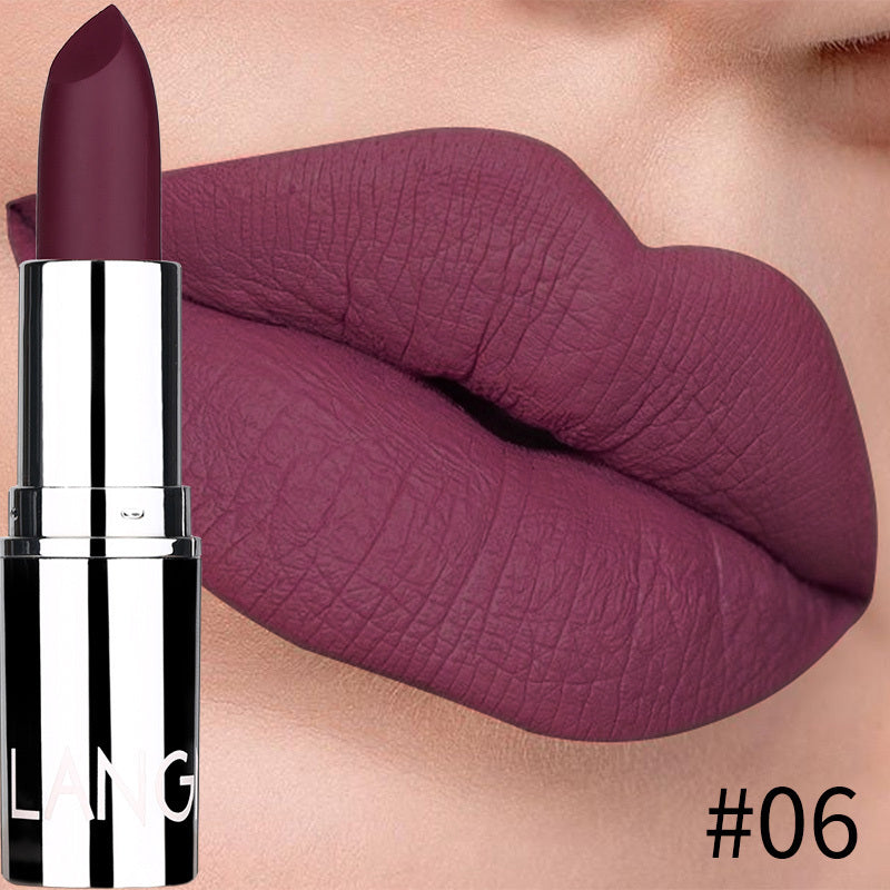 Velvet Smooth Matte Lipstick Waterproof Long Lasting Makeup Moisturizing