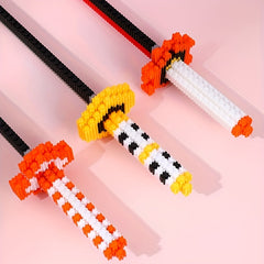 Building Blocks Sheath Sword Holder Model Anime Educational Toys