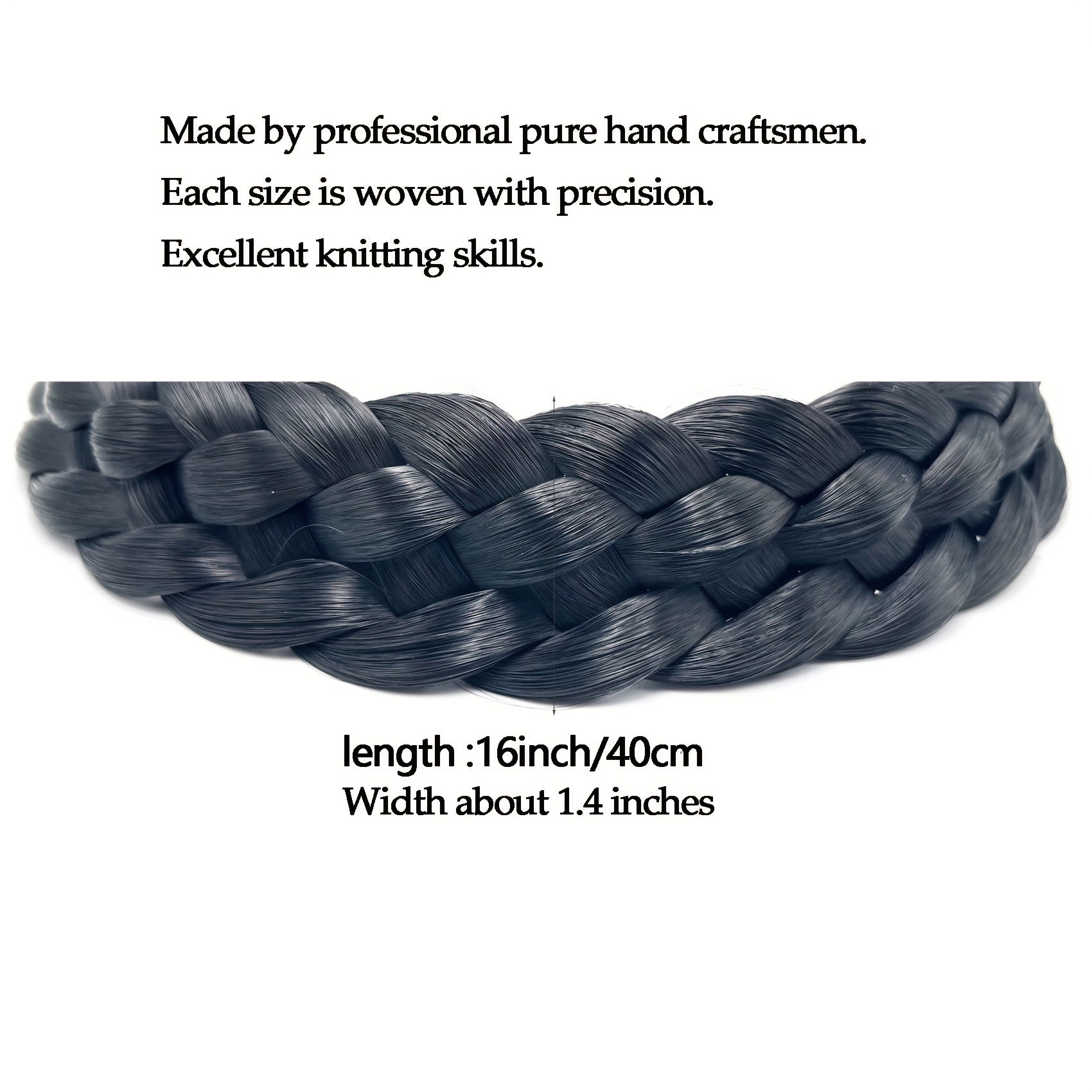 Braided Hair Band 5 Strands Wig Headband Synthetic Wig Hair Accessories