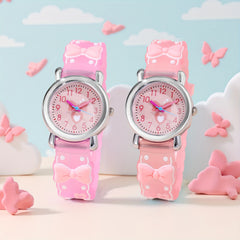 One Multicolor Bow Quartz Watch, Birthday Gift
