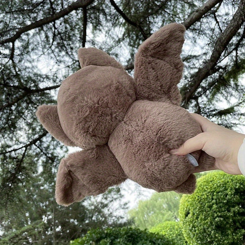 Bat Plush Toy Soft Filled Stuffed Animal with Expressive Eyes - Mixed Colors