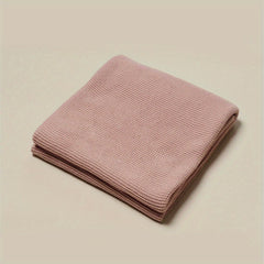 Soft Knitted Waffle Blanket Breathable Universal Size for All Seasons Travel