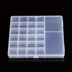 Transparent Storage Box Plastic Case Jewelry Organizer Pill Box