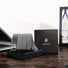 Elastic Woven Belt For Men Braided Belt Jeans Pants Decorative Accessories