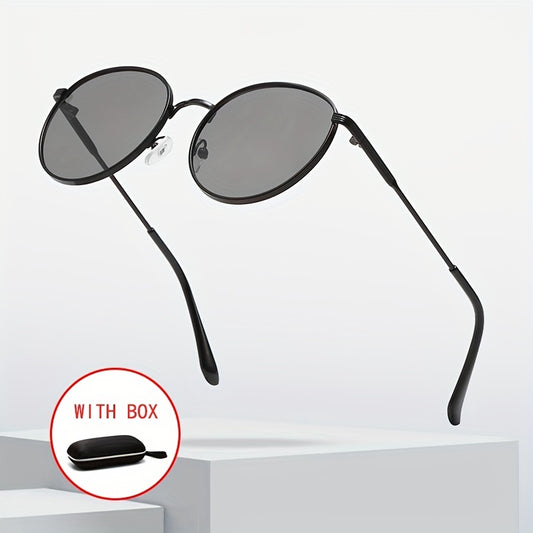 Vintage Mixed Round Metal Frame Sunglasses