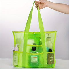 Outdoor Beach Net Bag Large Capacity Toiletry Storage Bag
