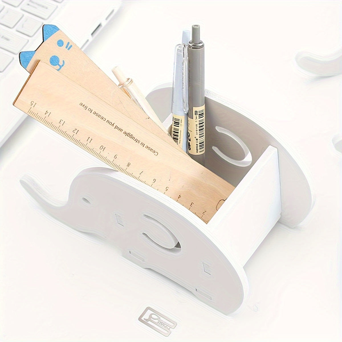 Creative Elephant Whale Desktop Office Stationery Pen Holder
