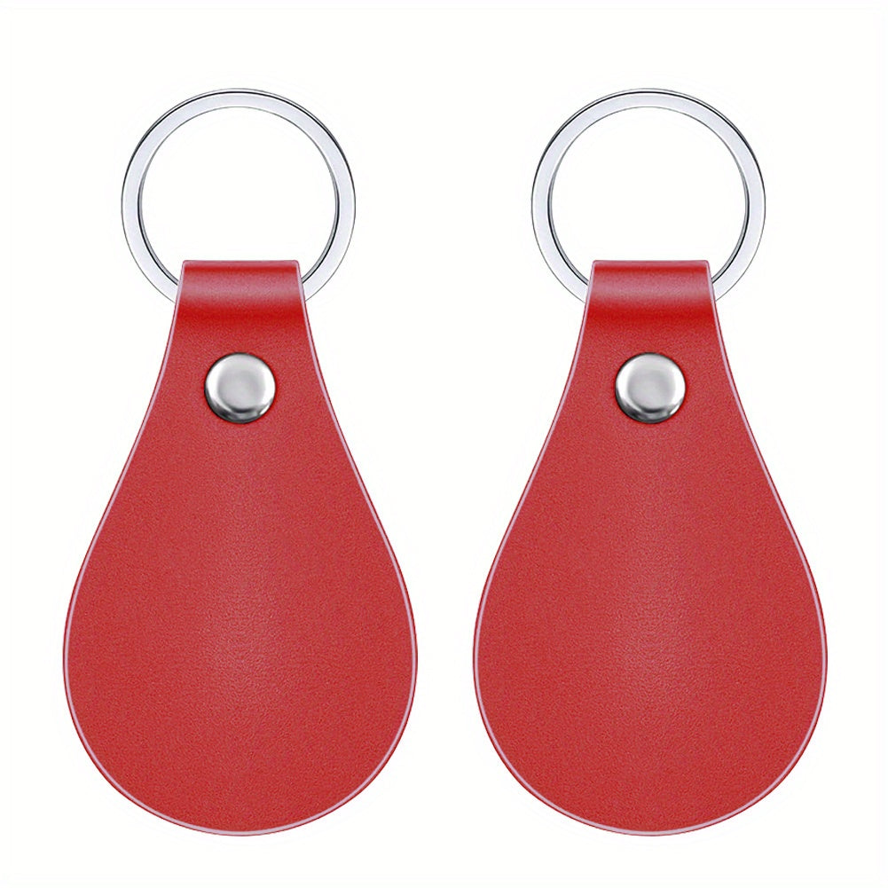 30pcs DIY Leather Key Fob Kit with Rivets and Key Rings