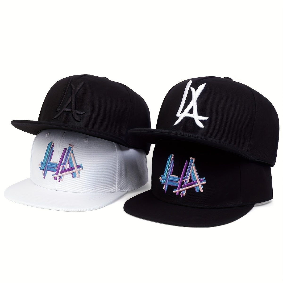 Unisex Breathable Baseball Cap with Alphabet Embroidery
