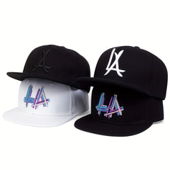 Unisex Breathable Baseball Cap with Alphabet Embroidery