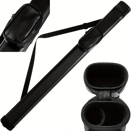 Leather Pool Cue Holder High Hardness Fashionable Billiard Cue Barrel