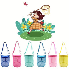 Kids Mesh Shell Storage Bag for Beach Sand Toys