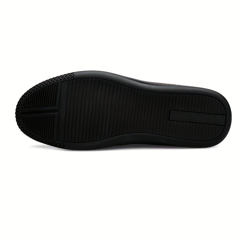Men's Cut Out Slip On Loafers Casual Walking Shoes