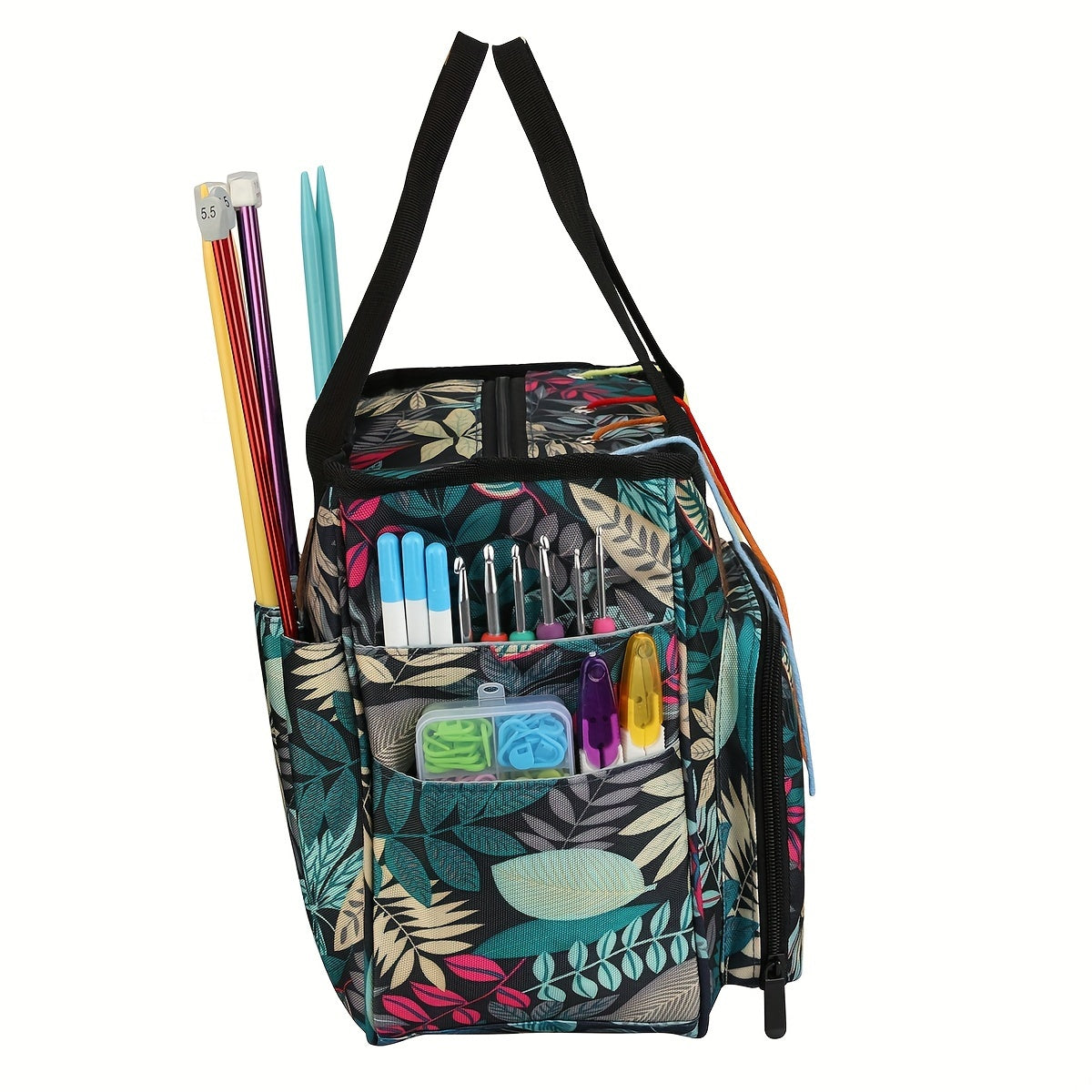Portable Handheld Sewing Bag Large Capacity Yarn Storage Bag