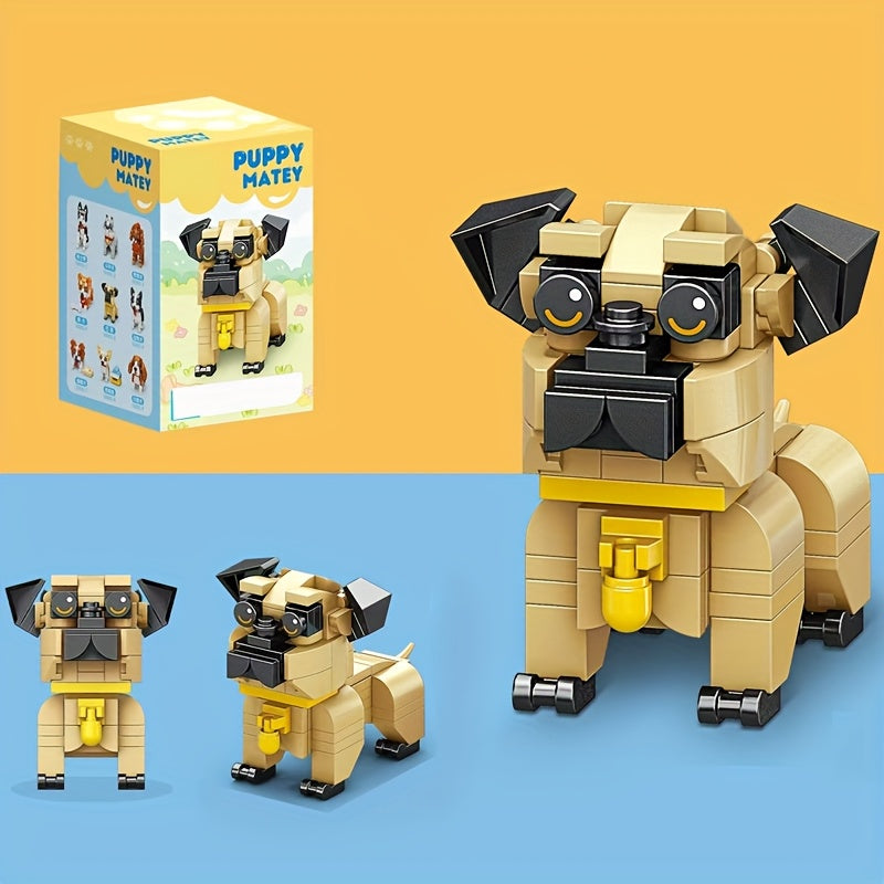 1002pcs Dog Model Building Blocks Set - Various Breeds - Assembly Toy