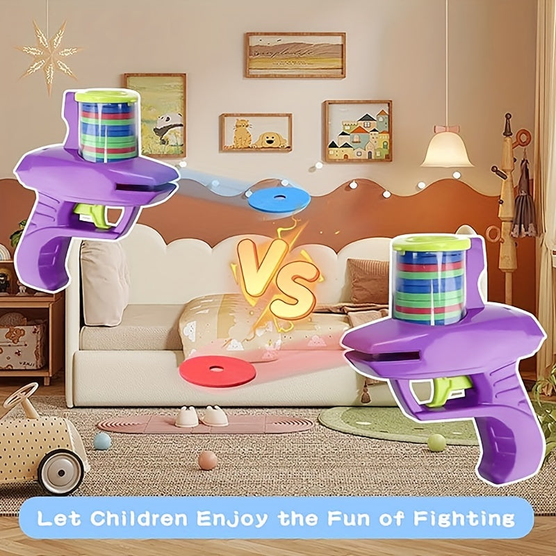Foam Disc Launcher Shooting Game Purple
