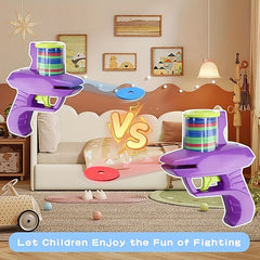 Foam Disc Launcher Shooting Game Purple