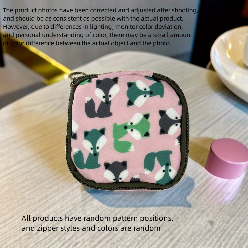 Sanitary Napkin Storage Bag for Menstrual Cup and Pads