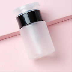50ml Push Down Lockable Pump Dispenser Bottle Nail Polish Makeup Remover
