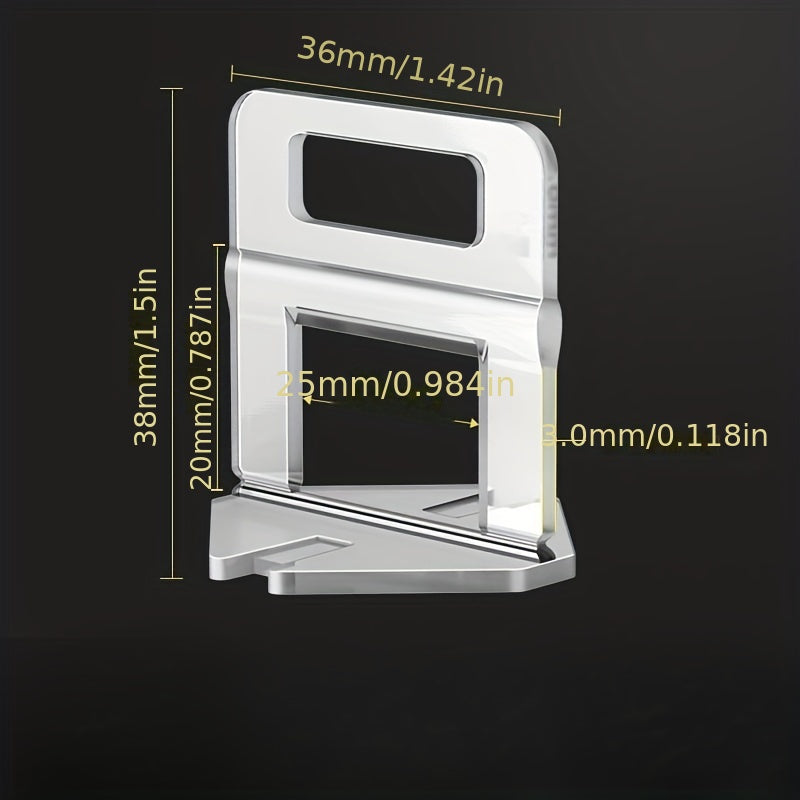 401pcs Tile Leveling System Tile Tongs 200 Clips 200 Wedges Tile Tool Set