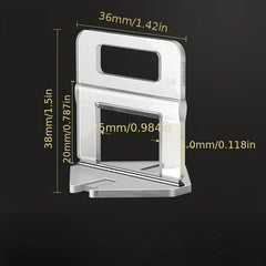 401pcs Tile Leveling System Tile Tongs 200 Clips 200 Wedges Tile Tool Set