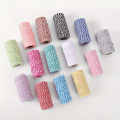 100M Cotton Twine Packing String 2mm for Wedding Craft Knitting DIY