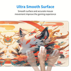 Fox Desk Accessories Soft Material Comfortable Gaming Mouse Pad