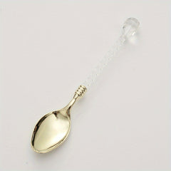 Crystal Handle Coffee Spoon Stirring Dessert Tea Tableware Kitchen Supplies
