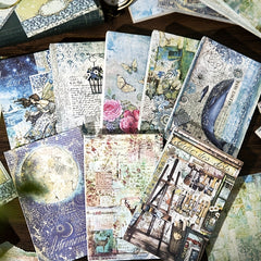 60pcs Paper Scrapbooking Vintage DIY Backing Paper Material