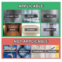 60pcs Reusable Double Sided Tape Wall Decor Waterproof Sticker Box