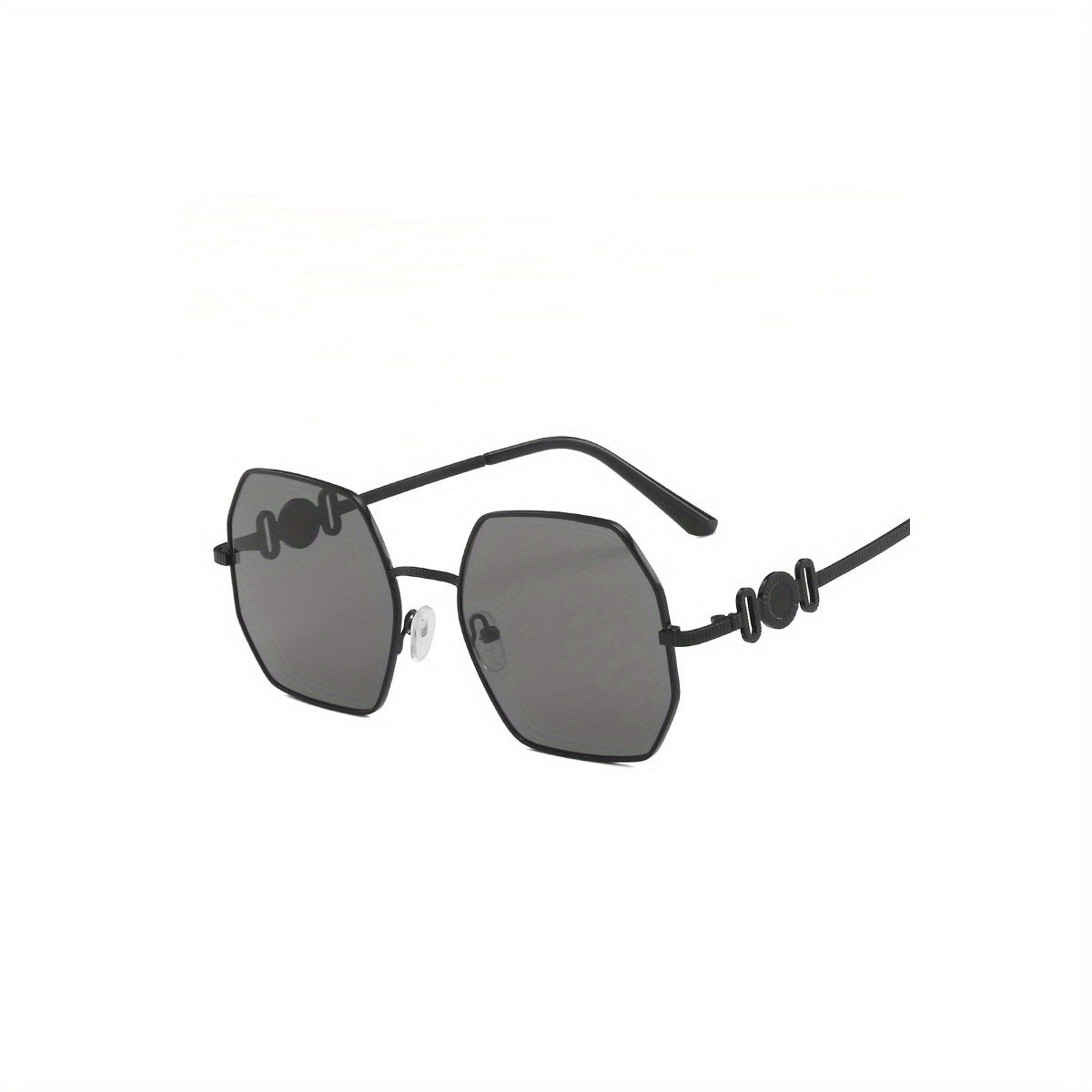 Men's Polygonal Metal Sunglasses for Outdoor Sports