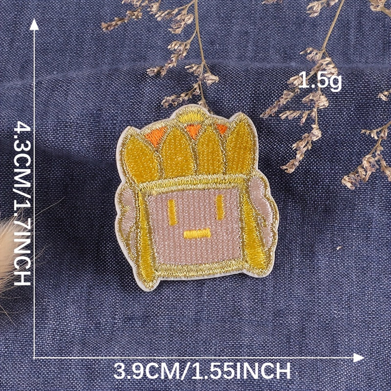 5pcs Animal Characters Embroidery Patches DIY Clothes Accessories