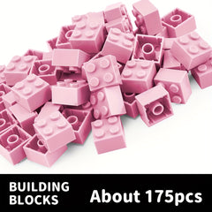 175pcs 2x2 Brick Building Blocks Set for Kids