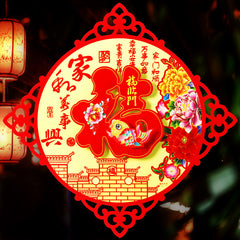 Chinese Year Decorations Lucky Fu Red Hanging Ornament