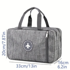 Double Layer Toiletry Bag for Men Women