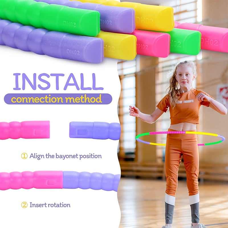Adjustable Weight Plastic Hoops for Kids Sports Exercise