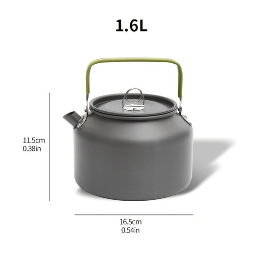 1pc 1 6L Outdoor Camping Coffee Pot Portable Teapot Boiling Kettle
