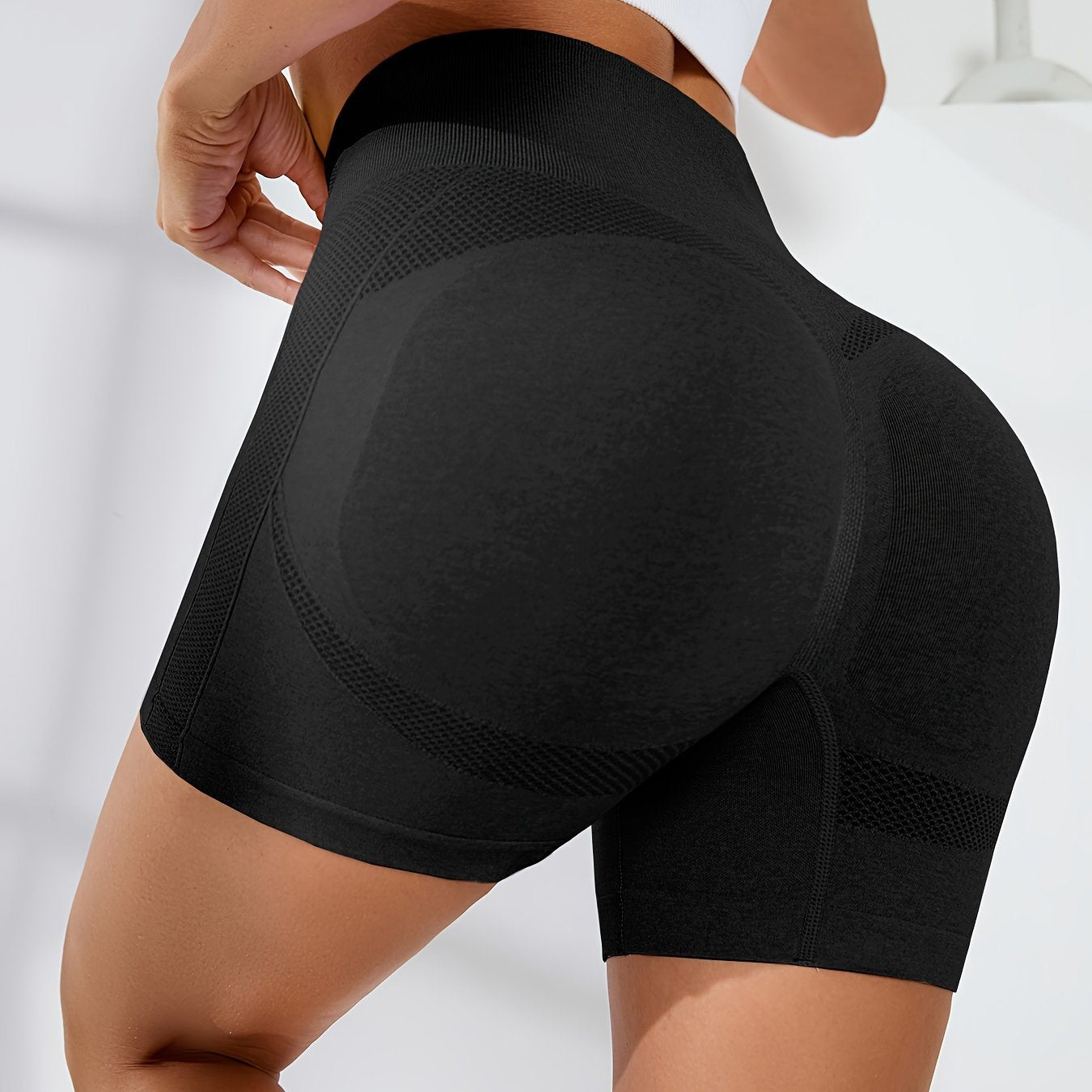 High Waist Seamless Yoga Shorts Butt Lifting Activewear