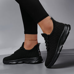 Breathable Mesh Flying Woven Shoes Lightweight Outdoor Sneakers