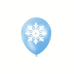 12pcs Snowflake Party Balloons 30 48cm - Birthday Party Supplies