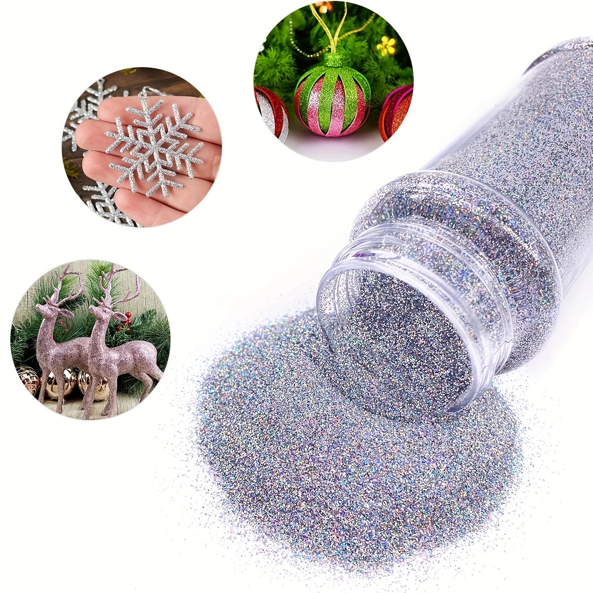 57g Bottle Glitter Polyester Extra Fine Glitters Powder